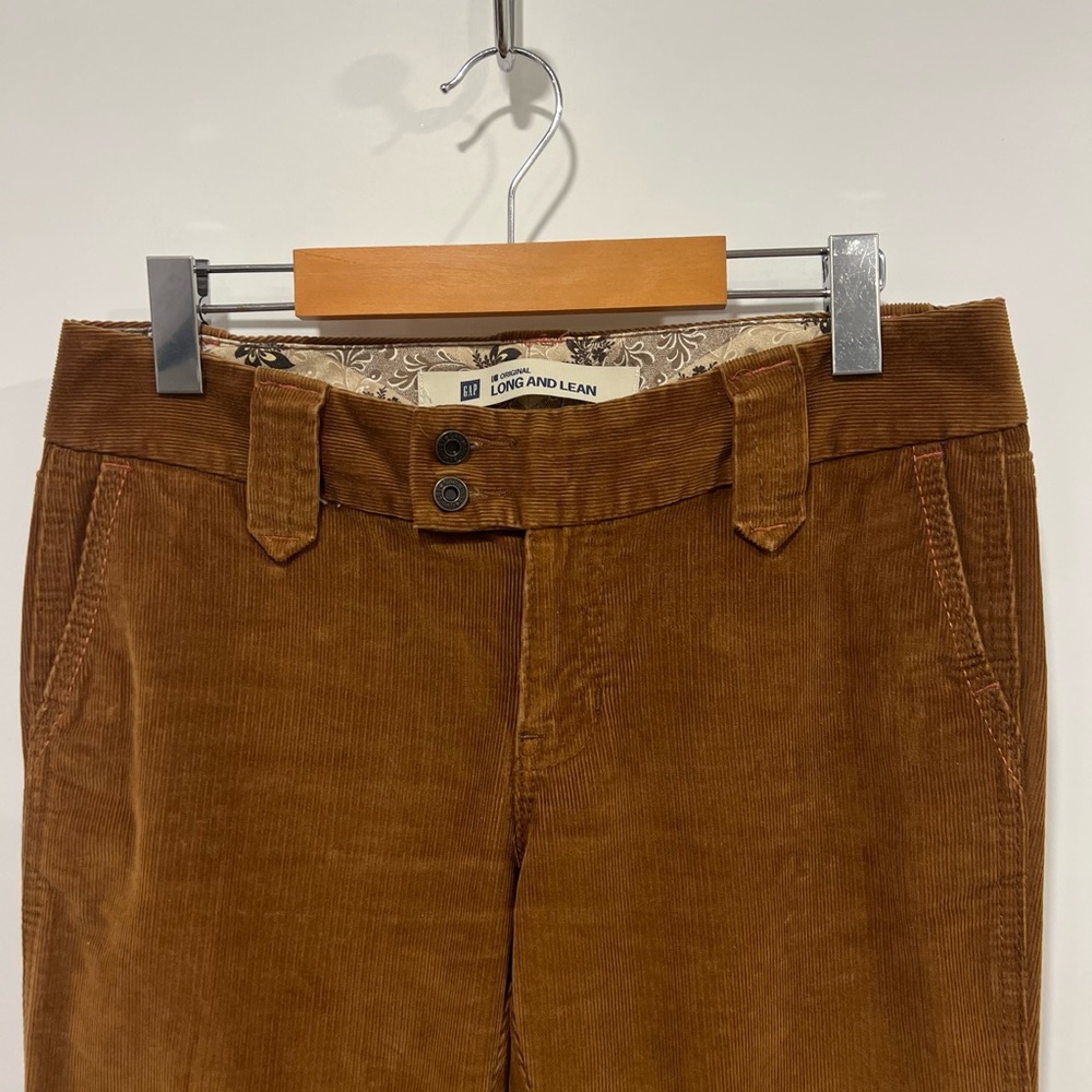 GAP Rust Coloured Corduroy Pants - Picture 3 of 10